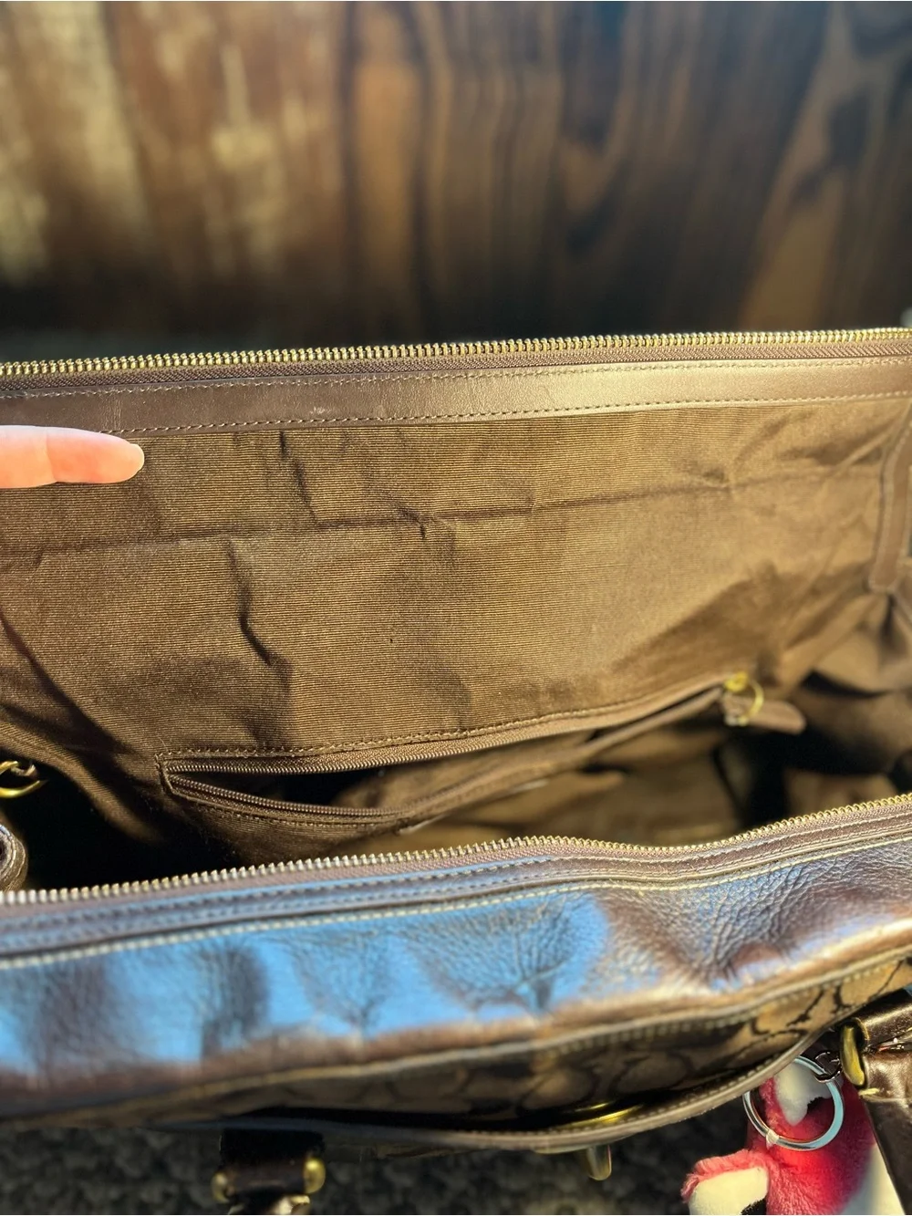 Chocolate Brown Coach bag